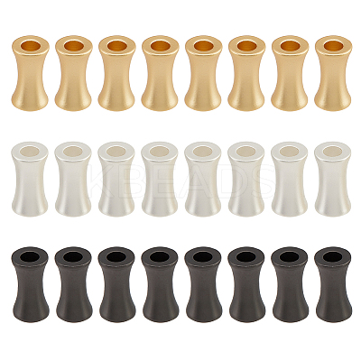 24Pcs 3 Colors Brass Beads KK-DC0002-49-1