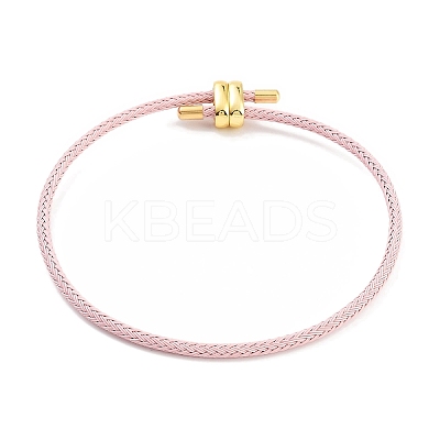 Braided Steel Wire Bracelets Making BJEW-H610-02G-08-1