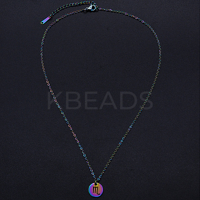 201 Stainless Steel Pendants Necklaces LS-NJEW-S105-JN627-8-1