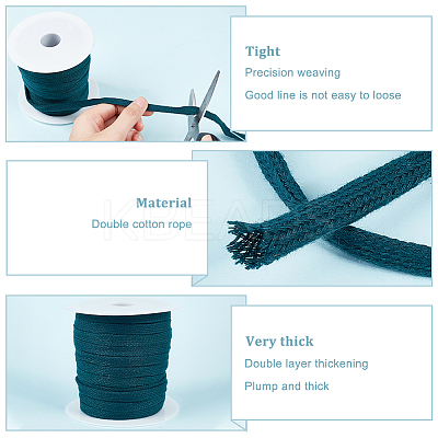 1 Roll Flat Polycotton Hollow Cord OCOR-BC0005-99C-1