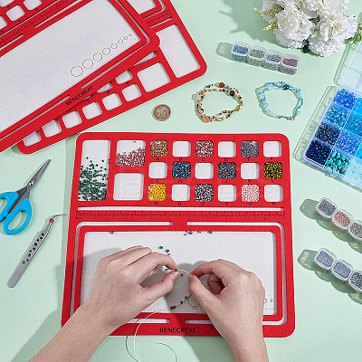 Felt Bead Design Board DIY-WH0419-98B-02-1