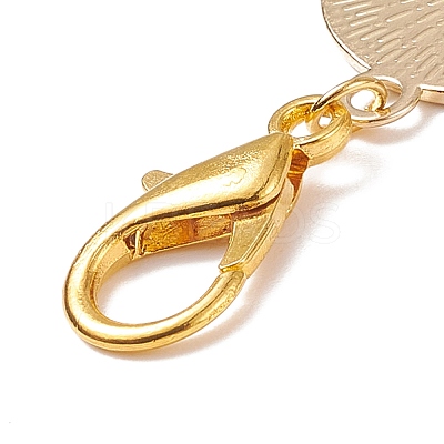 Alloy Enamel Evil Eye Pendant Decorations HJEW-JM00723-1