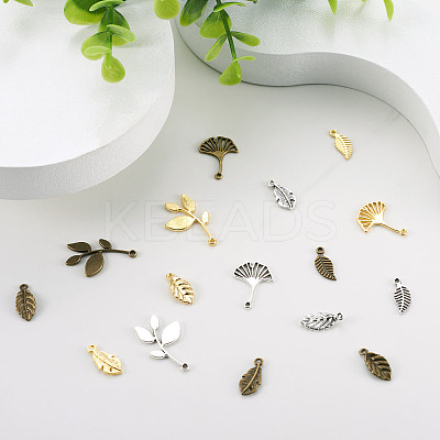 150Pcs 15 Style Zinc Alloy Pendants FIND-PJ0001-22-1