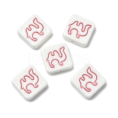 Handmade Porcelain Beads PORC-Z004-02E-1