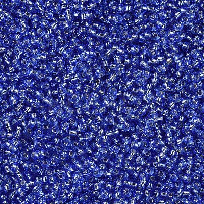 11/0 Grade A Round Transparent Glass Seed Beads X-SEED-Q007-F43-1