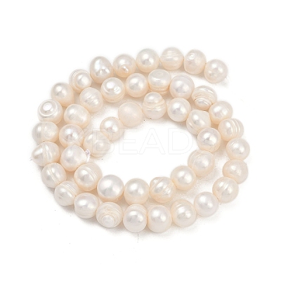 Natural Cultured Freshwater Pearl Beads Strands PEAR-I007-07J-08A-1