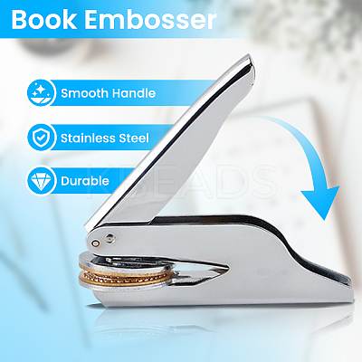 Stainless Steel Seal Embosser TOOL-WH0124-026-1