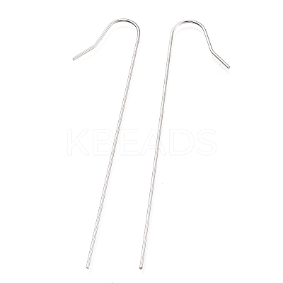 Non-Tarnish 201 Stainless Steel Earring Hooks LS-X-STAS-O137-27P-1