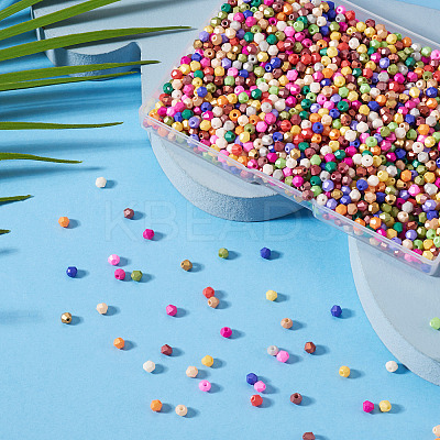 160G Baking Paint Pearlized Glass Seed Beads SEED-TA0001-74-1