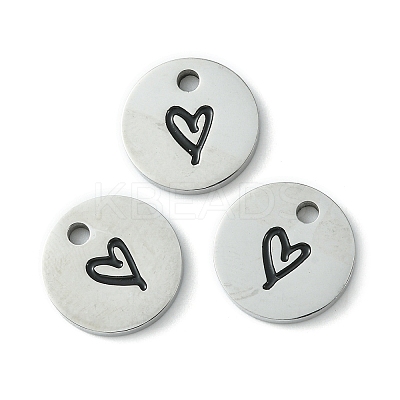 304 Stainless Steel Manual Polishing Charms STAS-C075-17P-1