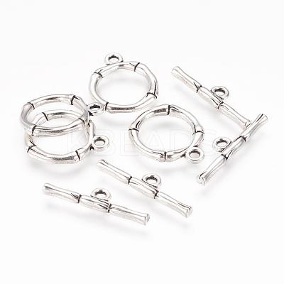 Alloy Toggle Clasps PALLOY-EA9143Y-AS-RS-1