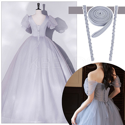 1 Set Women's Wedding Dress Zipper Replacement DIY-BC0009-93F-1