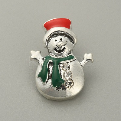 Alloy Enamel Jewelry Snap Buttons DIY-WH0430-051B-1