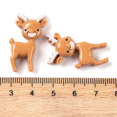 Christmas Decorations Theme Opaque Resin Decoden Cabochons RESI-Z026-01N-1