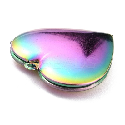 304 Stainless Steel Locket Pendants STAS-O147-01A-1