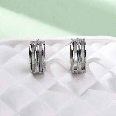 304 Stainless Steel Hoop Earrings EJEW-D331-14P-1