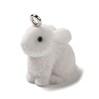 Opaque Resin Pendants LS-RESI-P032-B02-1