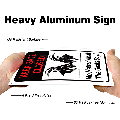 UV Protected & Waterproof Aluminum Warning Signs AJEW-WH0111-F-08-1