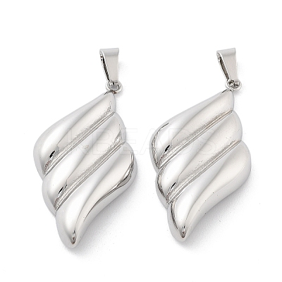 Non-Tarnish 304 Stainless Steel Pendants STAS-P343-01P-1