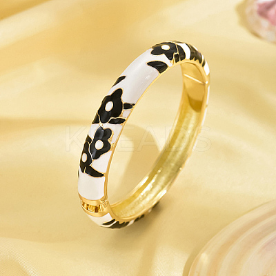 Enamel Flower Bangle SJ8593-1-1