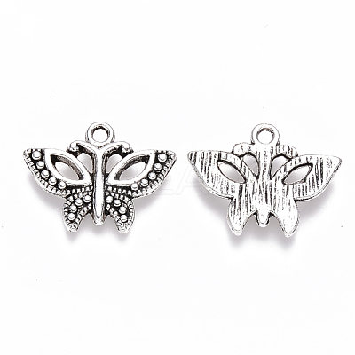 Tibetan Style Alloy Pendants TIBEP-S319-071AS-RS-1