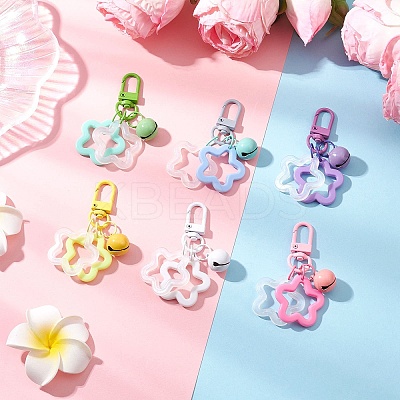 5Pcs Acrylic Pendant Decorations HJEW-JM03860-1