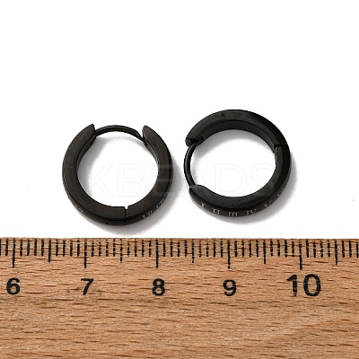 304 Stainless Steel Hoop Earrings EJEW-D331-05B-1