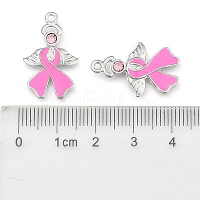October Breast Cancer Pink Awareness Ribbon LS-ENAM-D001-2-1