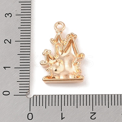 Alloy Enamel Pendants ENAM-Z010-17KCG-1