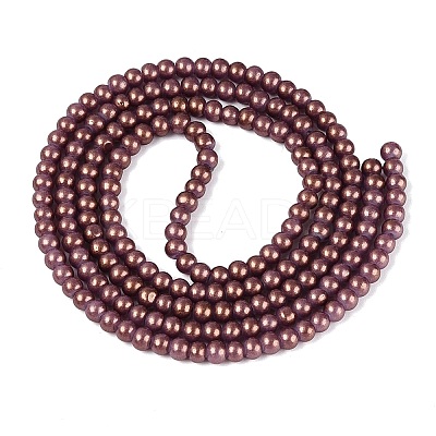 Baking Paint Glass Pearl Beads Strands DGLA-ZX001-05B-18-1