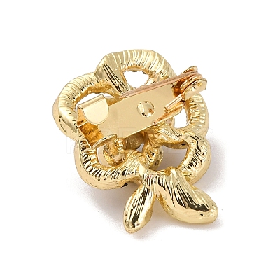 Zinc Alloy Rhinestone  Lapel Pins for Backpack Clothes JEWB-D305-02D-G-1