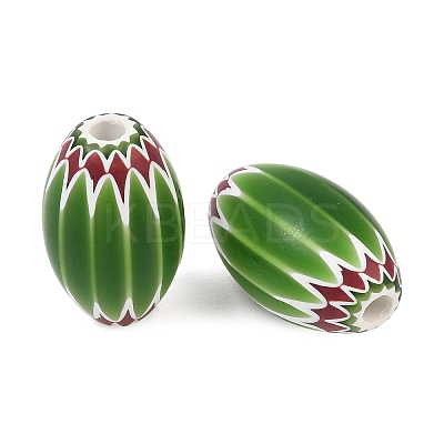 Handmade Millefiori Glass Beads GL-CBAAE72-01A-05-1