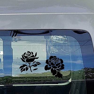 4Pcs 4 Styles PET Waterproof Self-adhesive Car Stickers DIY-WH0308-225A-088-1