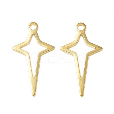 201 Stainless Steel Pendants STAS-I330-045G-1