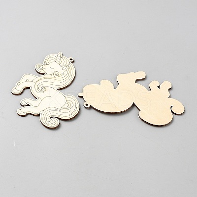 Unicorn Unfinished Wood Pieces WOOD-CJC0007-04H-1