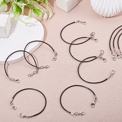 30Pcs Korean Waxed Polyester Cord Bracelet Making YC-TADJ0001-02D-1