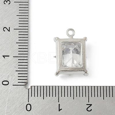 Brass Micro Pave Cubic Zirconia Pendants KK-M326-21P-1