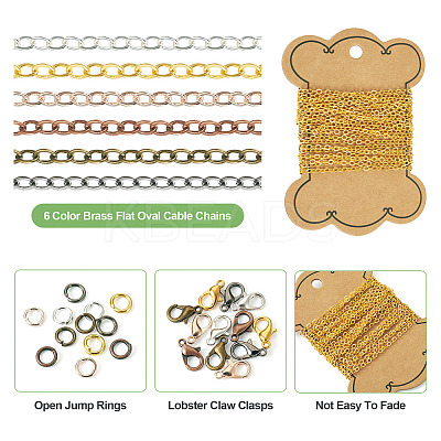 DIY Chain Bracelet Necklace Making Kit DIY-TA0006-53-1