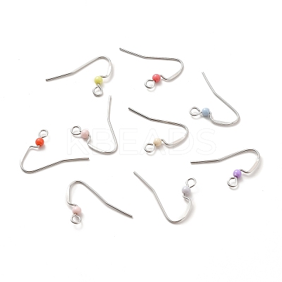 Tarnish Resistant 316 Surgical Stainless Steel Earring Hooks STAS-E044-02P-1