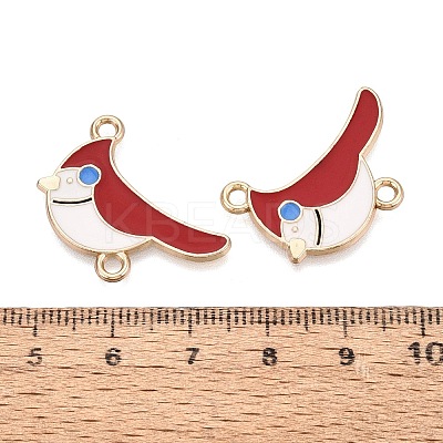 Alloy Enamel Connector Charms PALLOY-Q467-02G-04-1