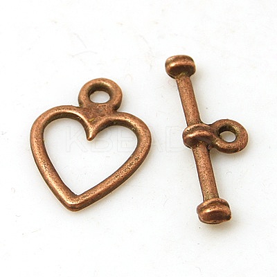 Mixed Tibetan Style Toggle Clasps TIBE-MSMC008-01R-1