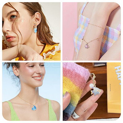 24Pcs 12 Styles Alloy Pendants FIND-TA0010-87-1