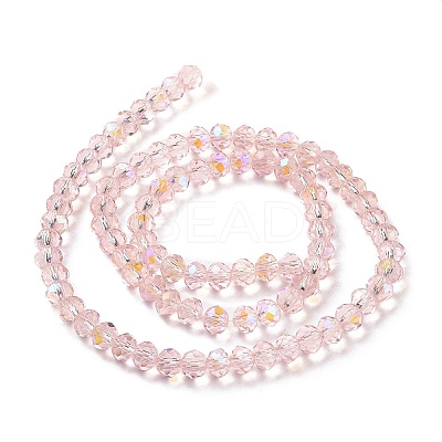 Electroplate Glass Beads Strands X1-EGLA-A034-T4mm-L18-1