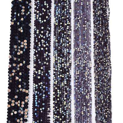 Transparent Glass Beads Strands EGLA-A044-T3mm-MB15-1