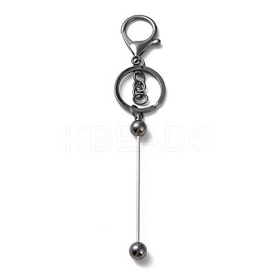 Alloy Bar Beadable Keychain for Jewelry Making DIY Crafts KEYC-A011-01B-1