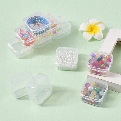 Transparent Plastic Bead Containers CON-YW0001-04-1