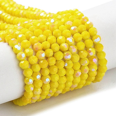 Opaque Glass Beads Strands EGLA-A035-P3mm-L04-1