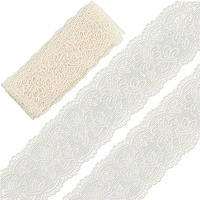 5 Yards Flat Cotton Lace Ribbon OCOR-GF0004-71B-01-1