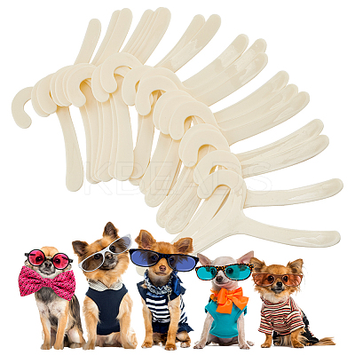Plastic Clothes Hanger for Dog Cat AJEW-WH0248-301-1