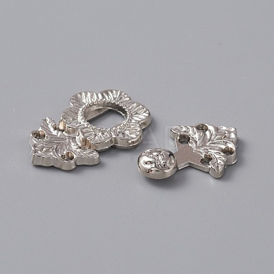 Alloy Adjustment Waist Tightener Buckle Buttons FIND-WH0110-123P-1